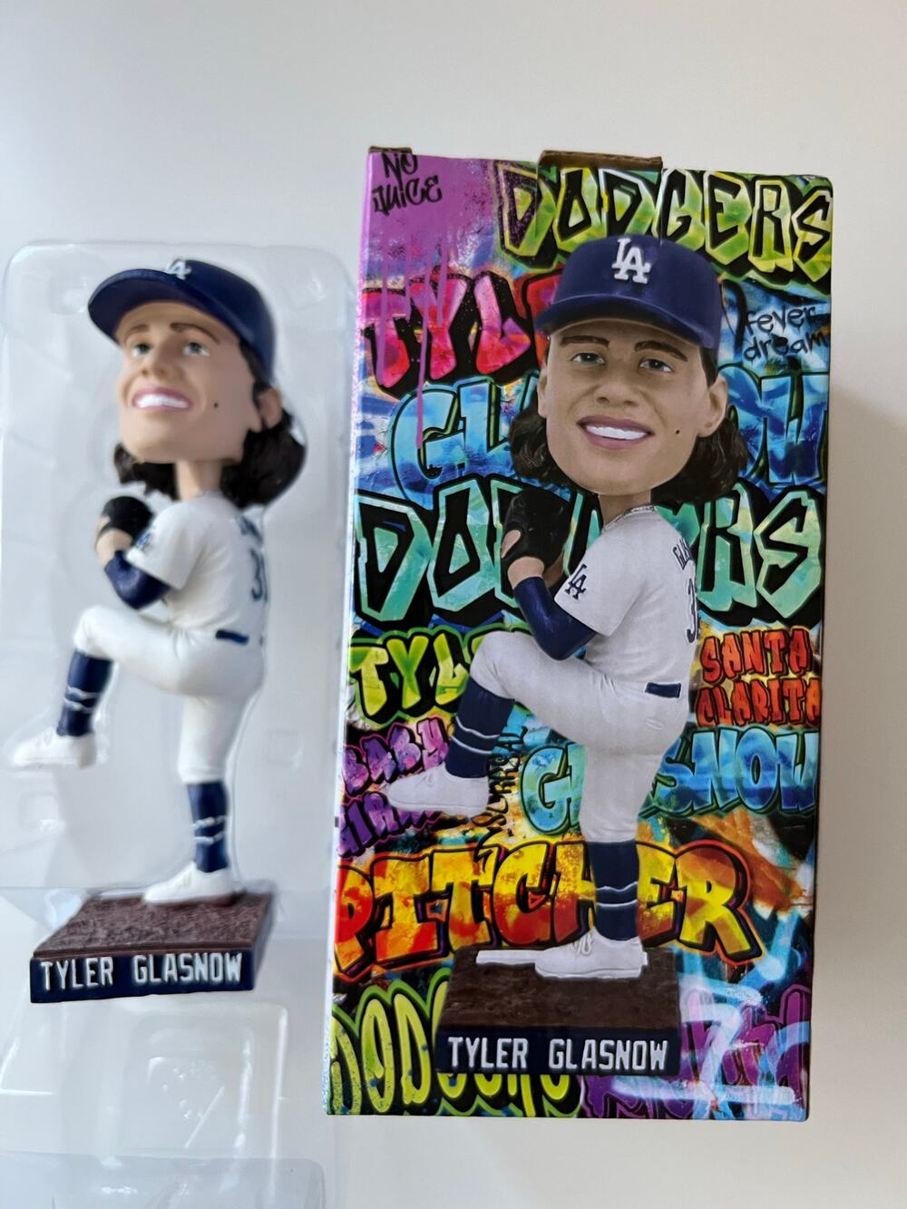 Tyler Glasgow Dodgers Bobble Head New In Box Los Angeles MLB Rare 2024